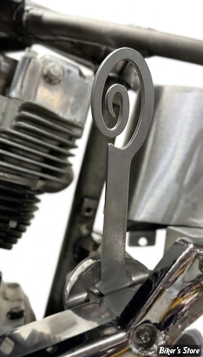 LEVIER DE SELECTEUR MANUEL A CLIQUET - BIGTWIN 52/84 - Indian Larry Ratchet Jockey Shifter Lever - SELECTION : RATCHET - V-TWIN / ULTIMA - INOX