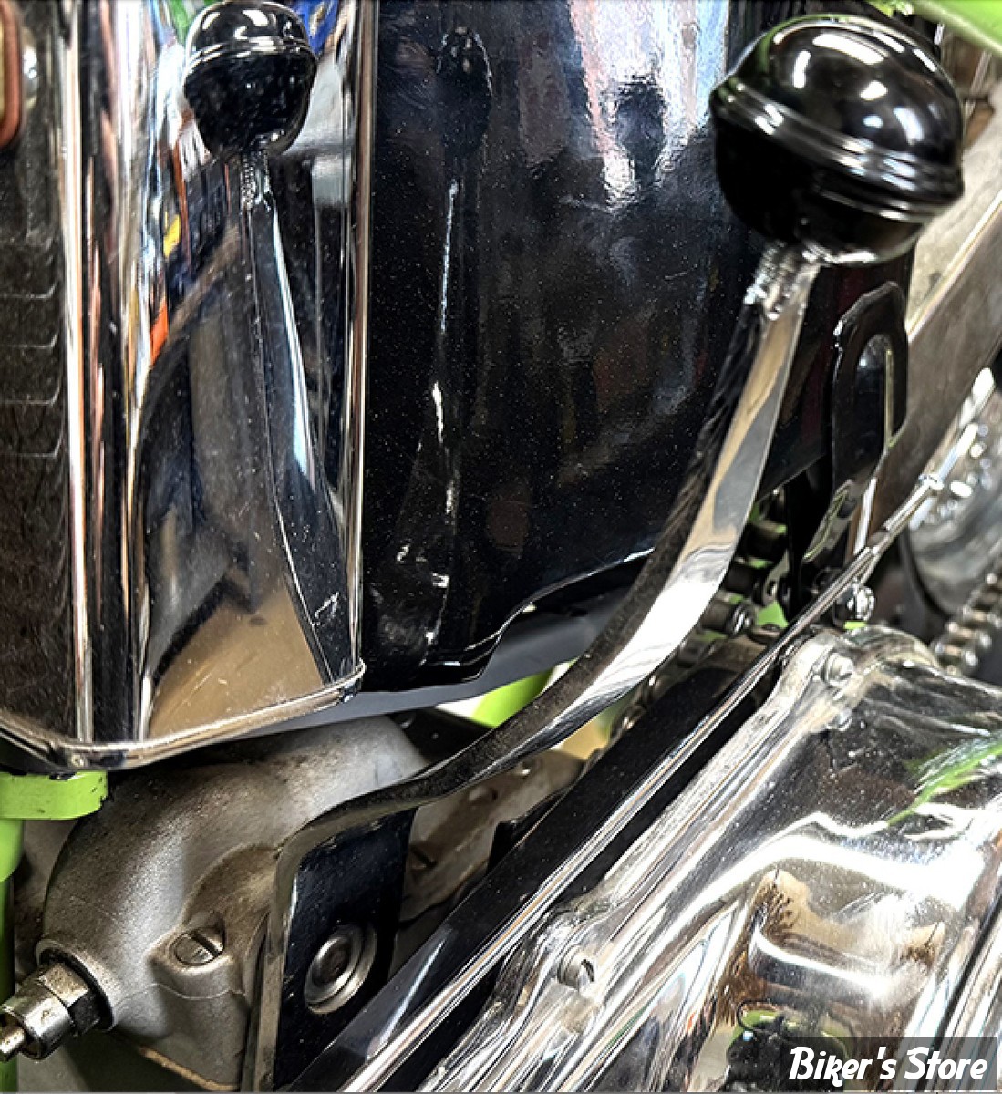 LEVIER DE SELECTEUR MANUEL A ROTARY - BIGTWIN 79/84 - Jockey Shifter Lever Chrome - SELECTION : ROTARY - CHROME