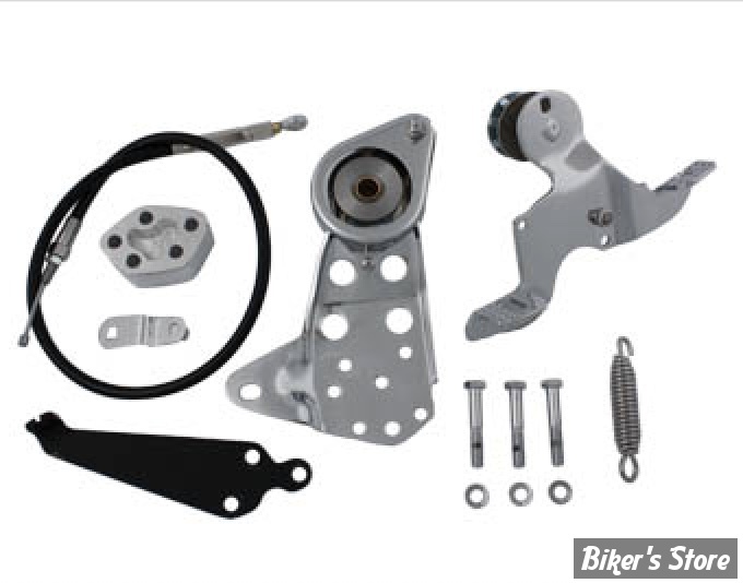 Kit Jockey Shift / ROCKER CLUTCH - Softail 1986/1999 - Rocker Clutch Cable Kit - CHROME