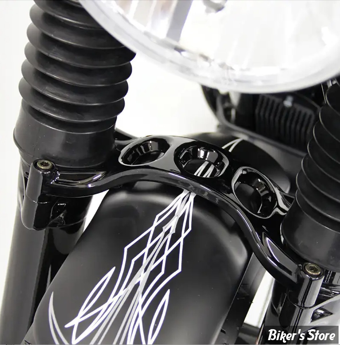 ECLATE O - PIECE N° 04B - KIT VISSERIE DE GARDE BOUE AVANT - OEM 4978 - SPORTSTER 1200X 10/22 - CULT WERK - NOIR - HD-SPO109