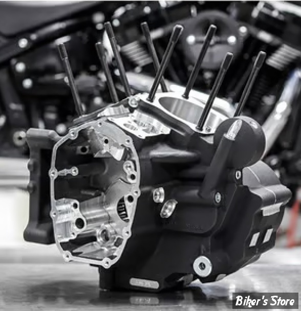 ECLATE J - PIECE N° 00 - CARTER MOTEUR - SOFTAIL MILWAUKEE EIGHT - OEM 24400188 - S&S - NOIR - 310-1351