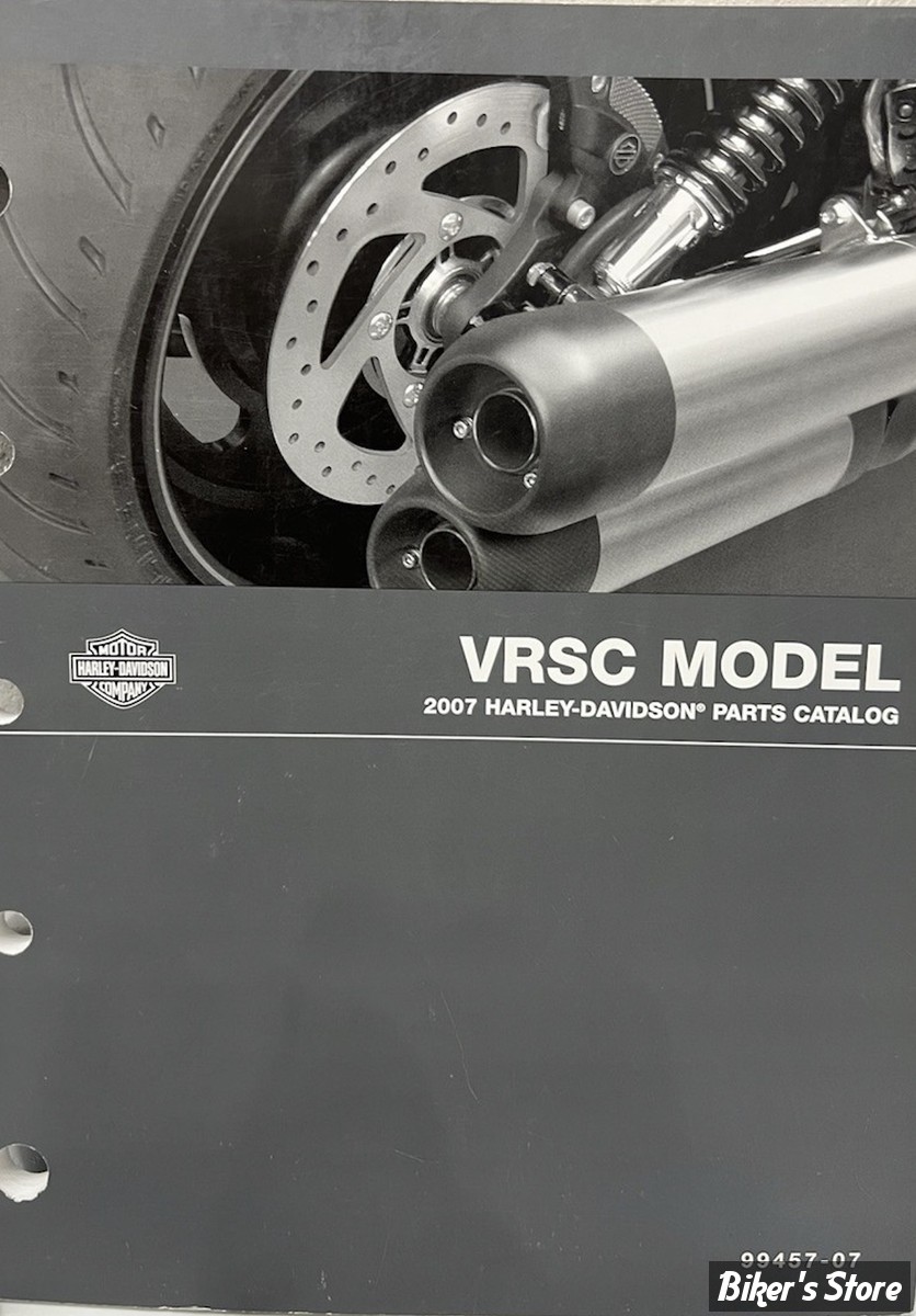 CATALOGUE DE PIECES DETACHEES - V-ROD 2007 - OEM 99457-07A - OE Harley Davidson Factory Parts Manual 