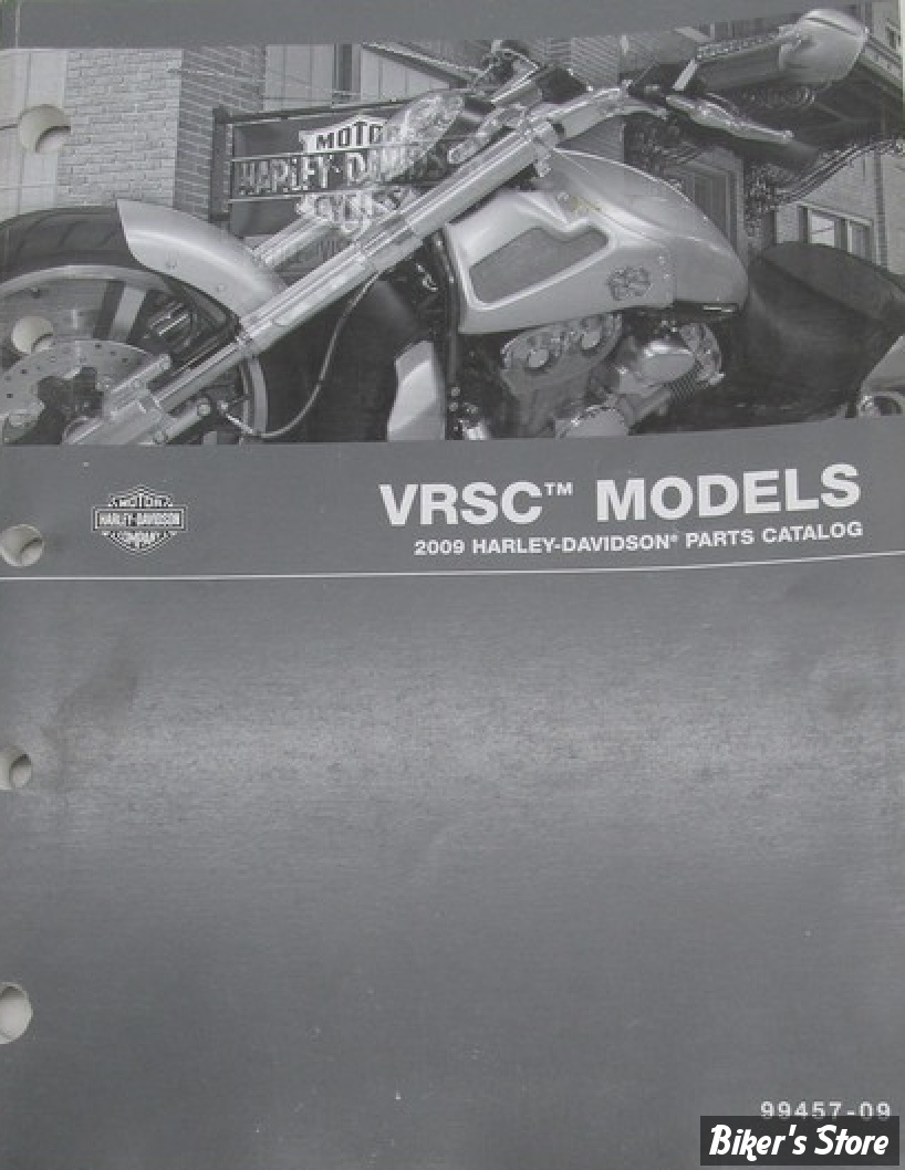 CATALOGUE DE PIECES DETACHEES - V-ROD 2009 - OEM 99457-09 - OE Harley Davidson Factory Parts Manual 
