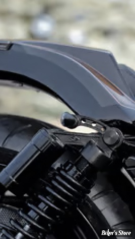 AR / KIT DE DEPLACEMENT DE CLIGNOTANTS ARRIERE - KILLER CUSTOM - V-ROD - AMORTISSEURS ARRIERE OU AUTRE - NOIR - V-Rod-TSB