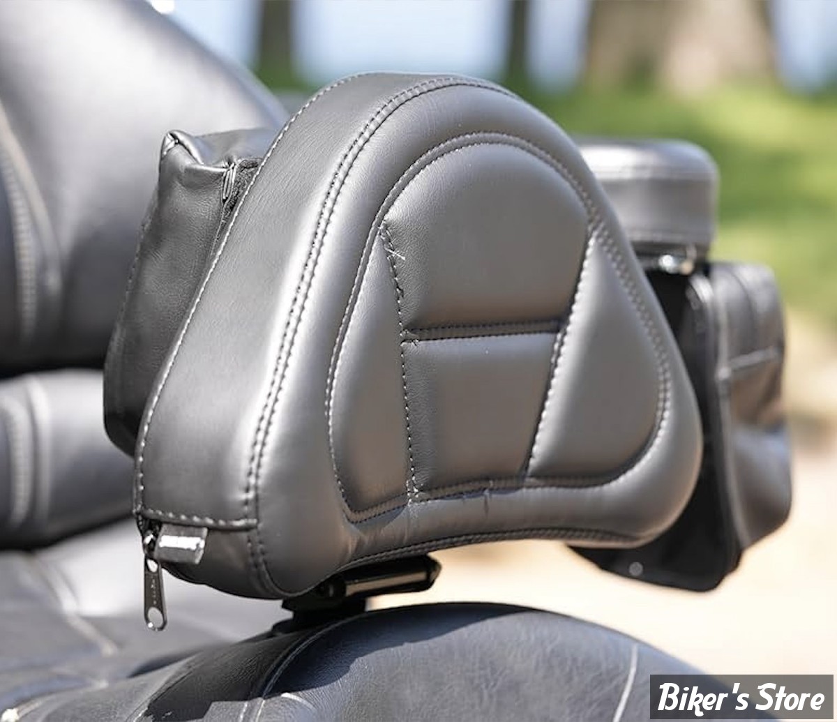 Kit dossier CONDUCTEUR détachable - SHOW CHROME - HONDA GOLDWING GL1800 2001/2017 - Smart Mount™ - CHROME - 52-797A