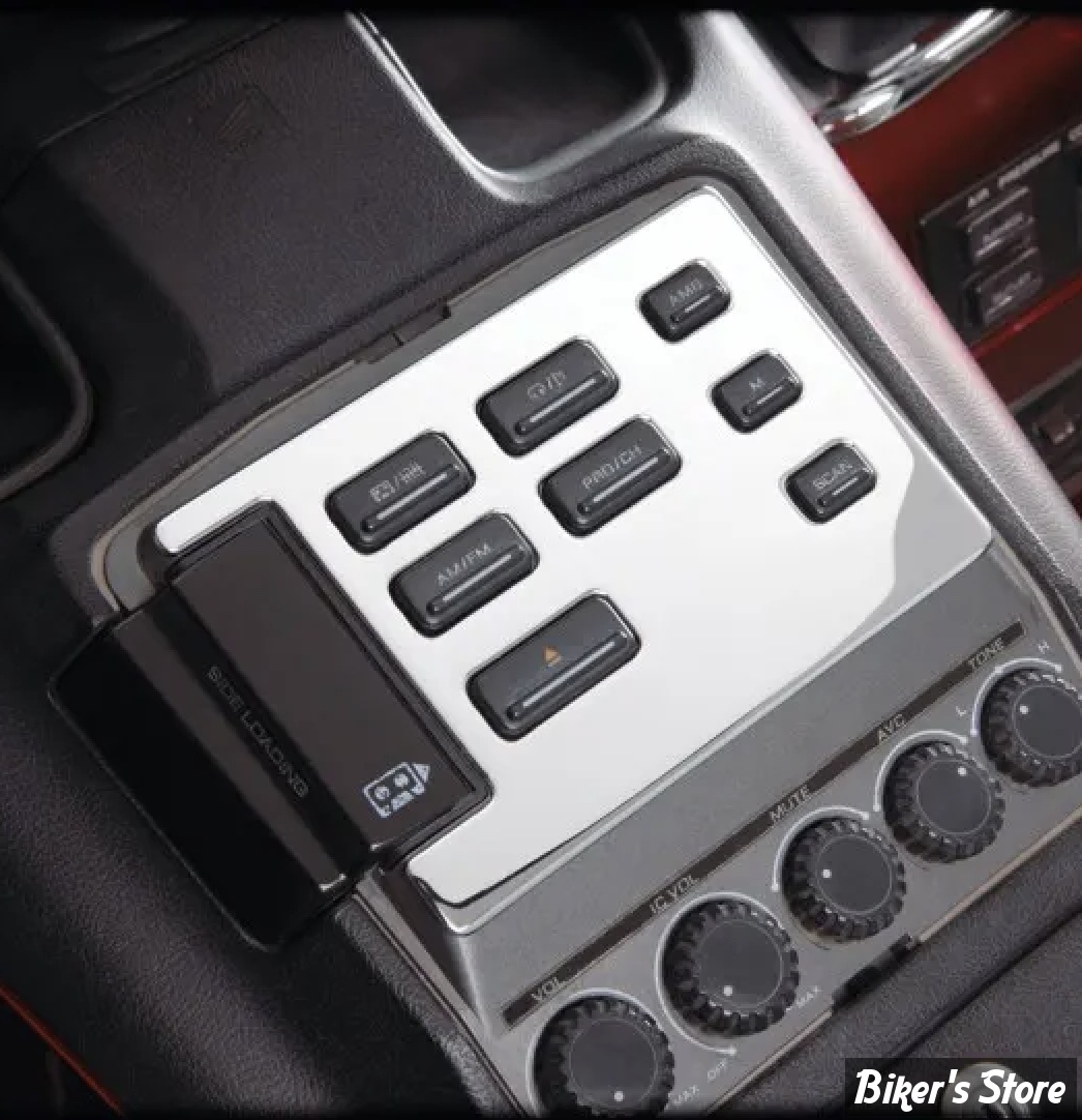 ENJOLIVEUR DE CONSOLE RADIO - SHOW CHROME / BIG BIKE PARTS - HONDA GOLDWING GL1500 - RADIO ACCENT GL1500 GOLDWING - CHROME - 52-561