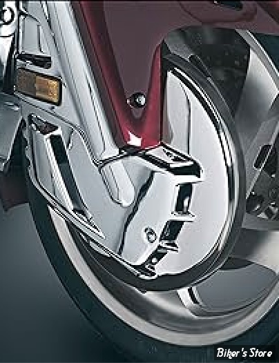 COUVRES DISQUE DE FREIN AV - KURYAKYN - HONDA GOLDWING GL1800 01/17 - Brake Rotor Covers - CHROME - 7450