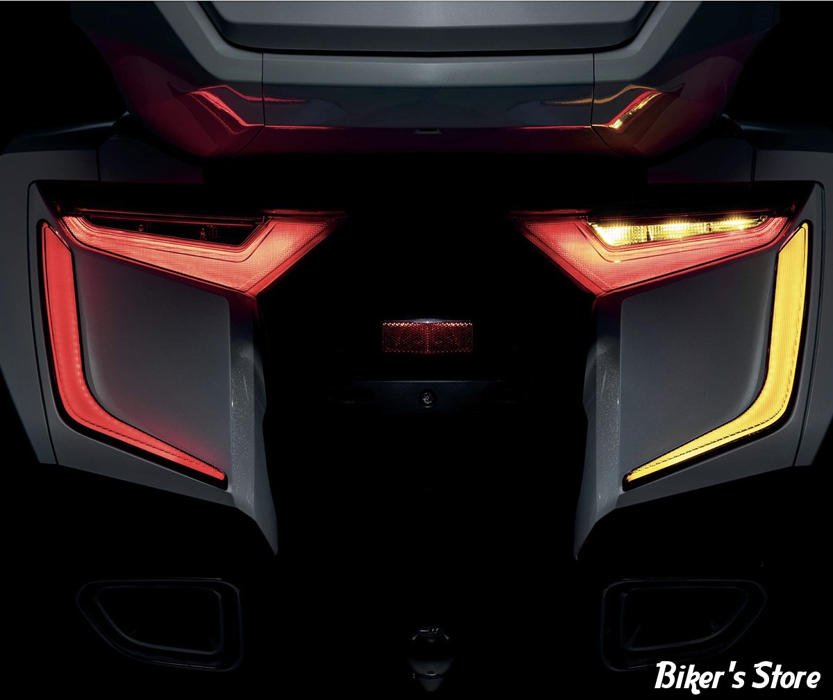 ENJOLIVEURS A LED DE CARÉNAGE ARRIÈRE - KURYAKYN - HONDA GOLDWING 1800 - Kuryakyn Omni L.E.D. Rear Bag Accents  - CHROME - KUR3262 / 3262