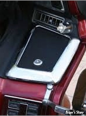 BOITE A GANTS : ENJOLIVEUR - PARTS UNLIMITED - HONDA GOLDWING GL1500 - Glove Box Accent Plate - CHROME - 45-8503-BC6