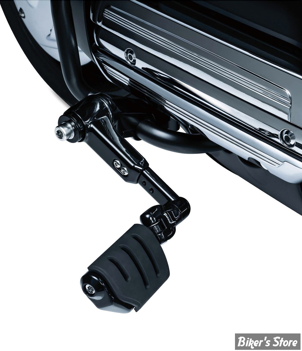 KIT REPOSES-PIEDS - KURYAKYN - HONDA GOLDWING - Kuryakyn Ergo III Adjustable Mount With Trident Dually ISO Pegs - NOIR - KUR3990 / 3990