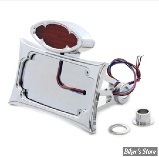 PLAQUE LATERALE - 100 X 180 - PLAQUE LATERALE - SOFTAIL 84/06 / DYNA 06/07 - BILLET - Odins