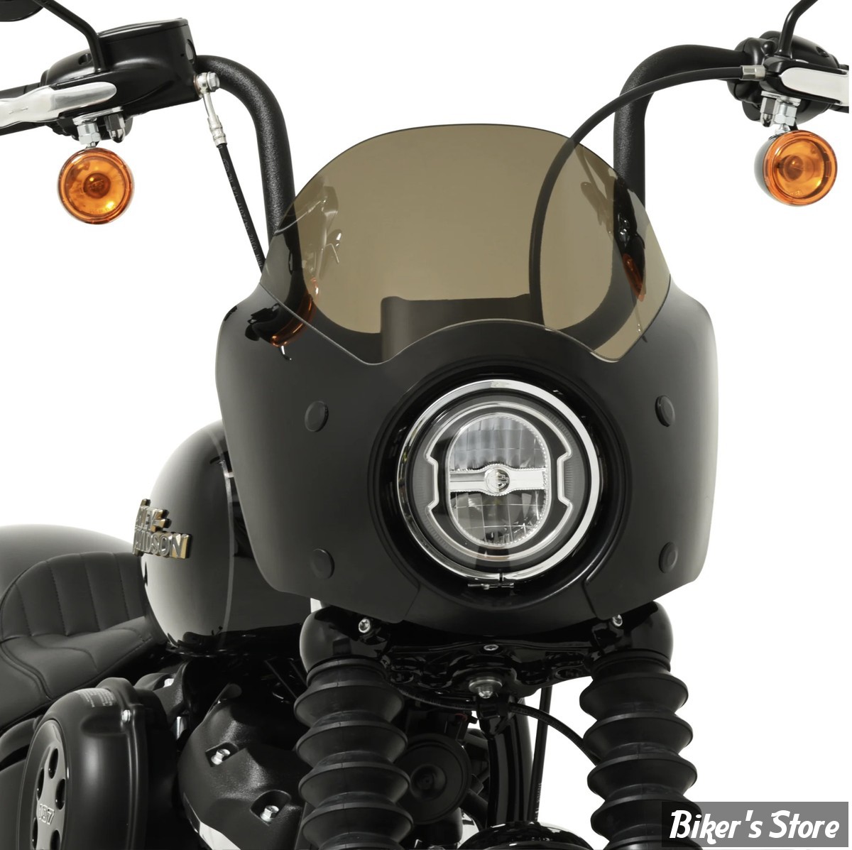- TETE DE FOURCHE - MEMPHIS SHADES - SPORTSTER 883C/1200C 96/22 / SOFTAIL M8 FXBB/FXST/FXLR 2018UP - CAFE FAIRING - MEM7311