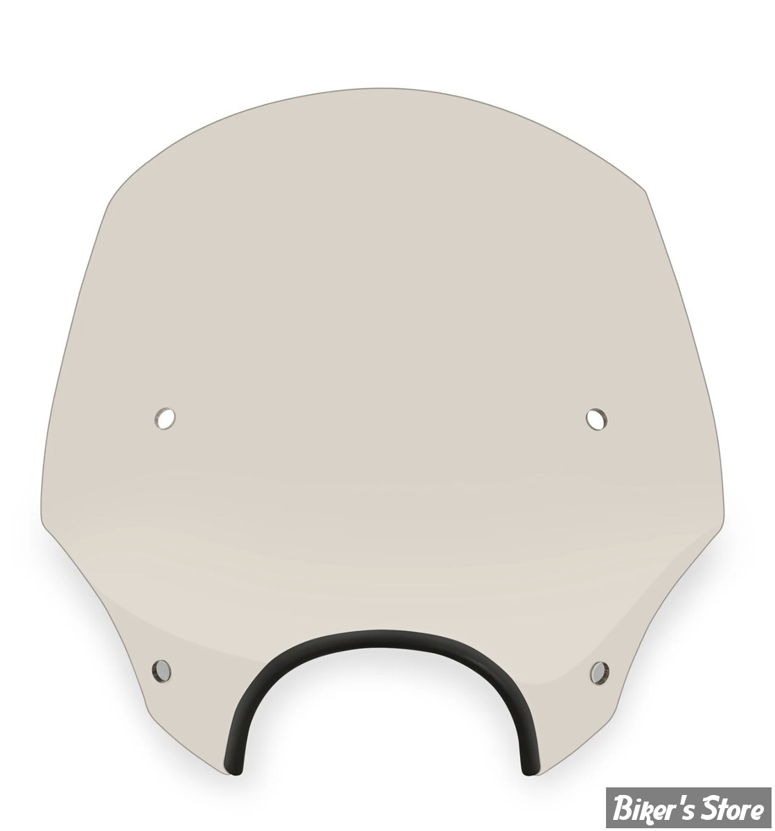 PARE BRISE DÉTACHABLE - MEMPHIS SHADES - SPORTSHIELD - EL PASO - DÉCOUPE DE PHARE DE 5"3/4 / 14,50 CM - HAUTEUR 15" / 38.00CM - SOLAR - MEP5249