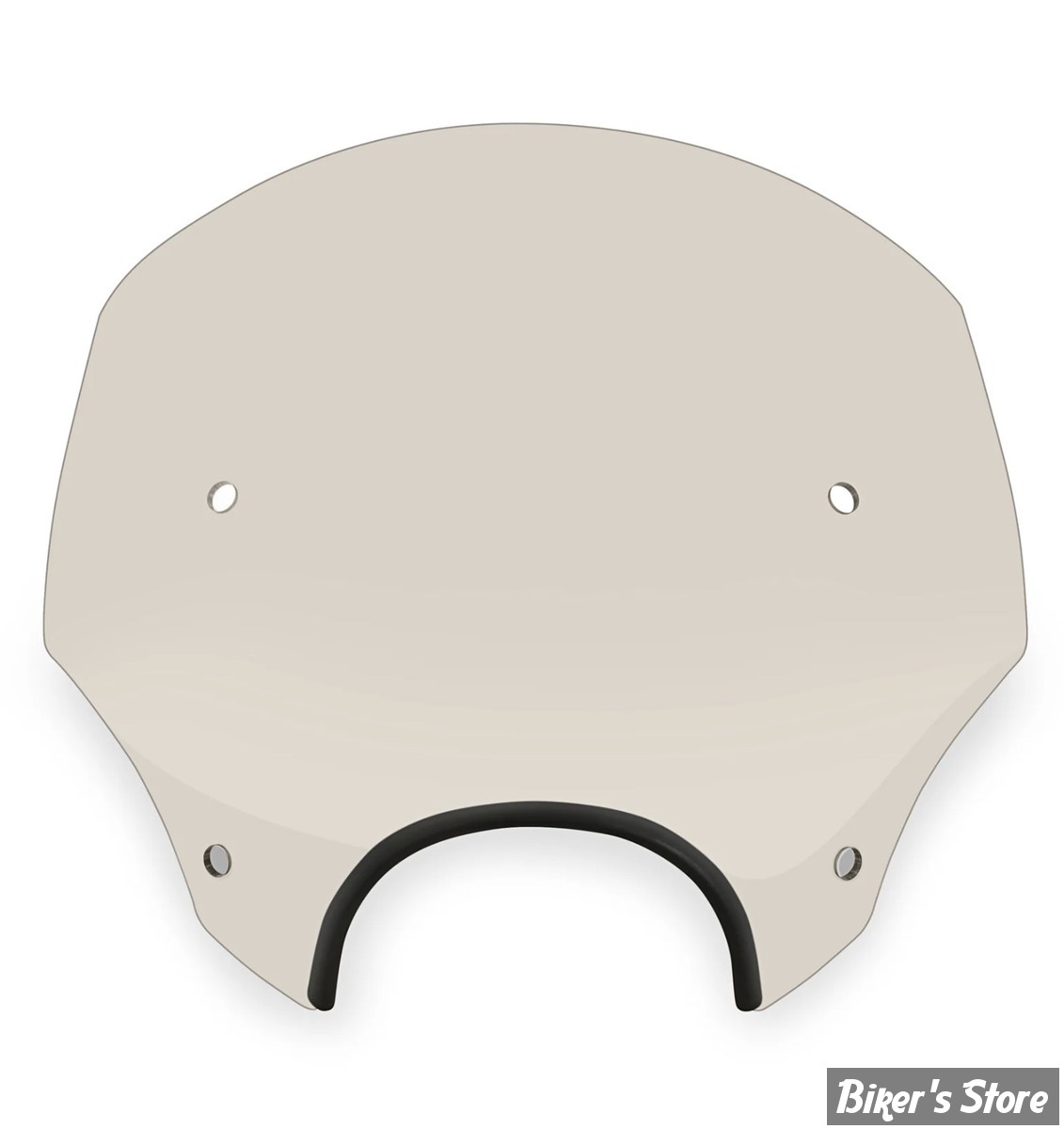 PARE BRISE DÉTACHABLE - MEMPHIS SHADES - SPORTSHIELD - EL PASO - DÉCOUPE DE PHARE DE 5"3/4 / 14,50 CM - HAUTEUR 13" / 33.00CM - SOLAR - MEP5239