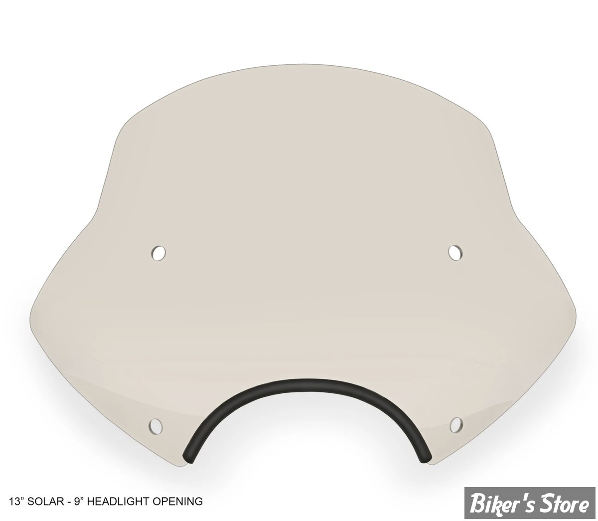 PARE BRISE DÉTACHABLE - MEMPHIS SHADES - SPEED DEMON - DÉCOUPE DE PHARE DE 9" / 23.00 CM - HAUTEUR 15" / 33.00CM - SOLAR - MEP5469