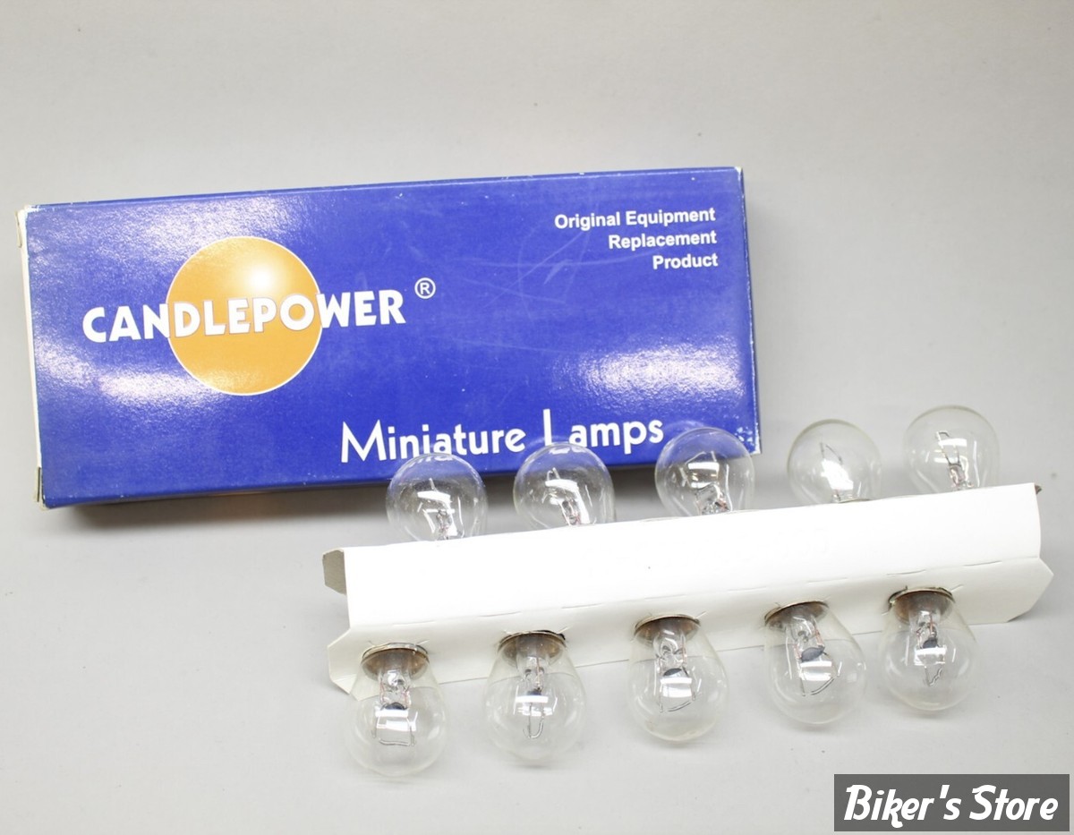 ECLATE K - PIECE N° 28 - AMPOULE POUR CLIGNOTANT -CULOT : BAY15S - SIMPLE FILAMENT - OEM 68572-64 / 68572-64B - CLAIR - LES 10 PIÈCES