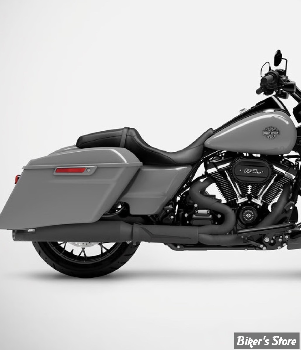 -  ECHAPPEMENT - ZARD - TOURING  MILWAUKEE-EIGHT® 2025UP - 2 EN 1 - Zard Touring Euro 5+ 2-1 exhaust system. black - NOIR - ZHD047S00SAO-B