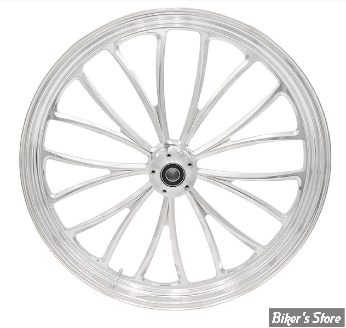 21 x 2.15 - ROUE ULTIMA ALUMINIUM - APPLICATION CUSTOM AXE 1" - MANHATTAN - S-F - 21" x 2.15" Manhattan Front Wheel  - POLI - 37-621