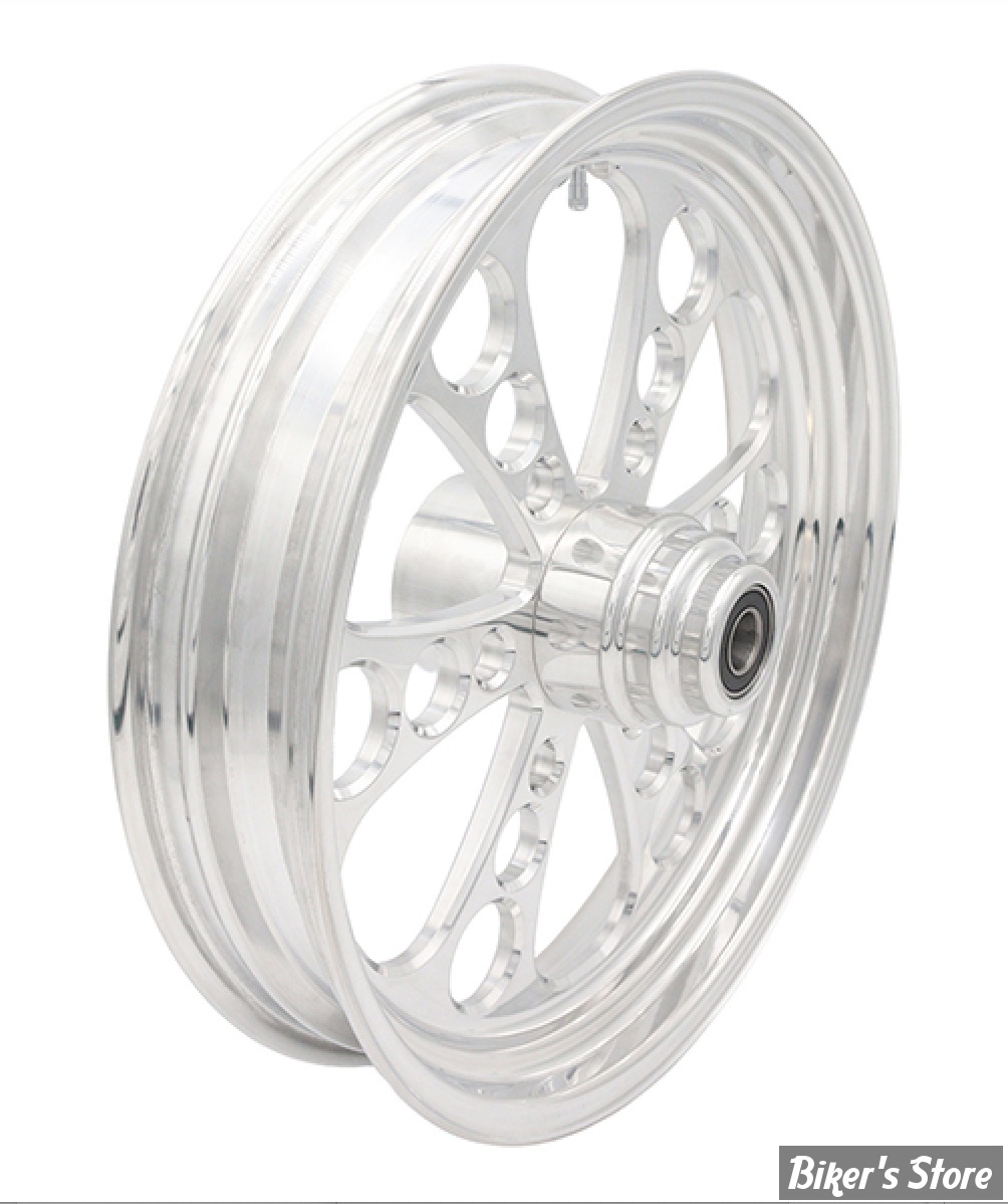 18 x 3.50 - ROUE ULTIMA ALUMINIUM - APPLICATION CUSTOM AXE 1" - KOOL KAT - S-F - KOOL KAT Front Wheel  - POLI - 37-615