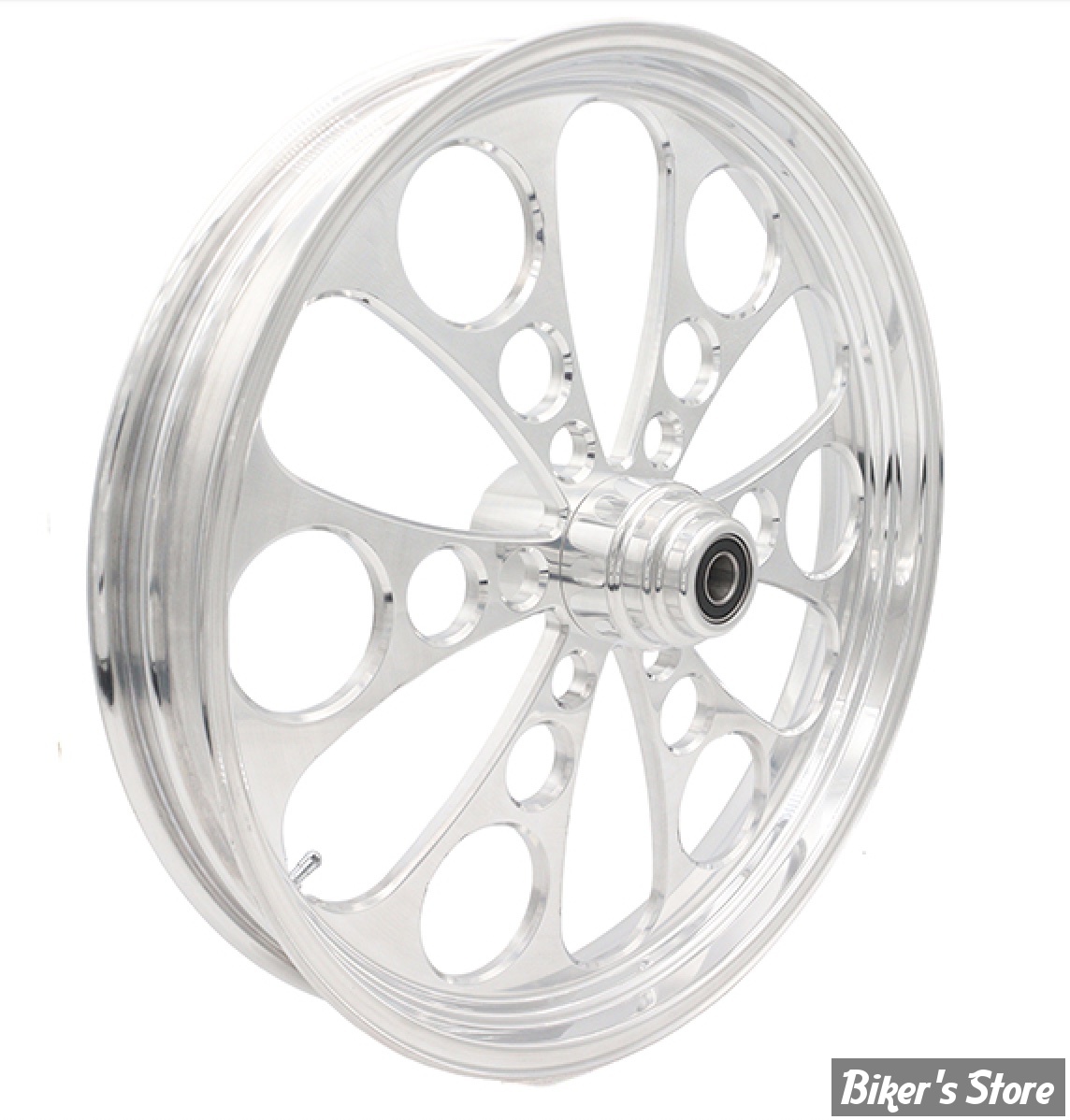 23 x 3.50 - ROUE ULTIMA ALUMINIUM - APPLICATION CUSTOM AXE 1" - KOOL KAT - S-F - KOOL KAT Front Wheel  - POLI - 37-611