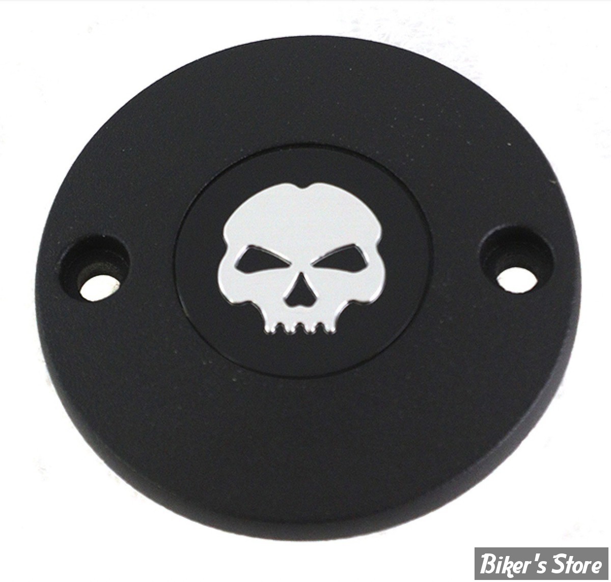 ECLATE I - PIECE N° 23 - CACHE ALLUMAGE POUR MILWAUKEE-EIGHT® SOFTAIL / TOURING 17UP - SKULL - NOIR