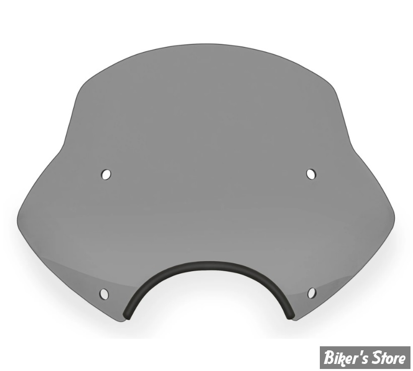 PARE BRISE DÉTACHABLE - MEMPHIS SHADES - SPEED DEMON - DÉCOUPE DE PHARE DE 9" / 23.00 CM - HAUTEUR 15" / 33.00CM - NOIR FUME - MEP54612