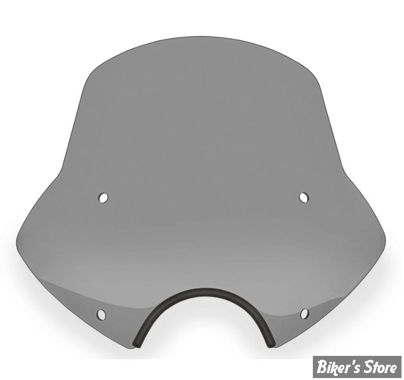 PARE BRISE DÉTACHABLE - MEMPHIS SHADES - SPEED DEMON - DÉCOUPE DE PHARE DE 7" / 18.00 CM - HAUTEUR 15" / 38.00CM - NOIR FUME - MEP54412