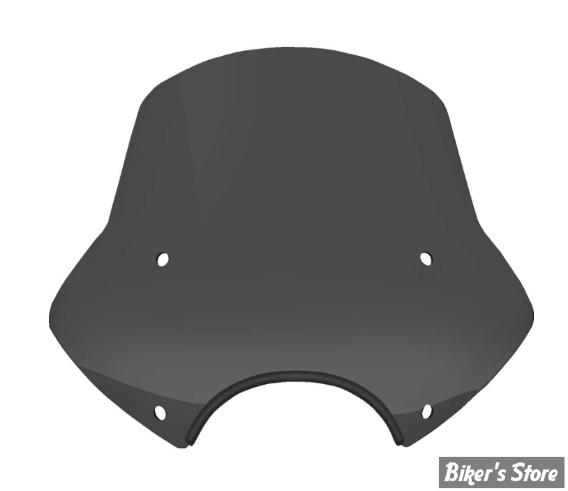 PARE BRISE DÉTACHABLE - MEMPHIS SHADES - SPEED DEMON - DÉCOUPE DE PHARE DE 9" / 23.00 CM - HAUTEUR 15" / 38.00CM - NOIR FUME FONCE - MEP54710