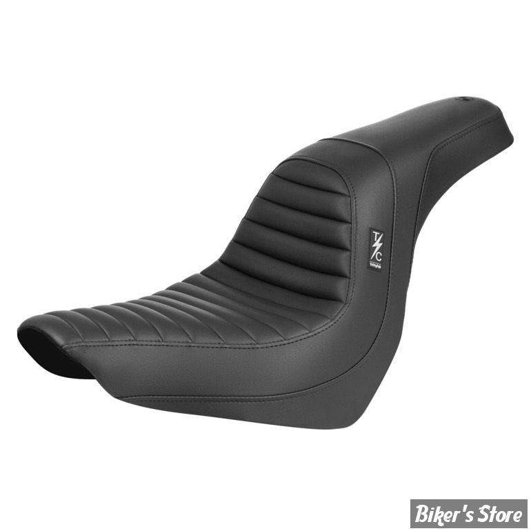  - SELLE DUO - SOFTAIL FXLR / FXLRS / FXLRST / FLSB 18UP - SADDLEMEN - Thrashin' Pro Series - Tuck 'N Roll - NOIRE / COUTURES : NOIRES - TS81829T