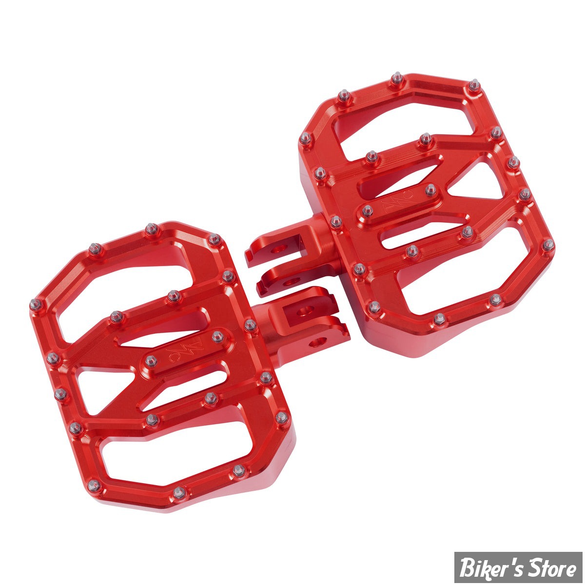  - REPOSES PIEDS AVANT - SOFTAIL 2018UP  - THRASHIN SUPPLY COMPAGNY - MINI PLATEFORME AGGRESSOR - ROUGE - TSC-2031-2-SF