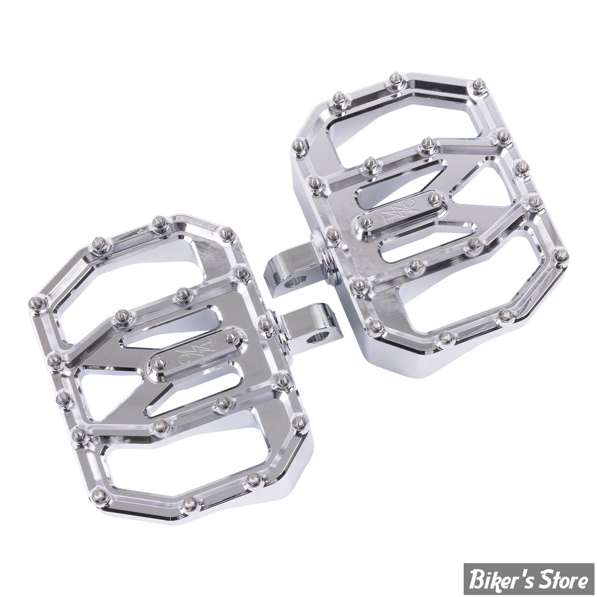 KIT REPOSE PIED MINI PLATEFORMES - THRASHIN SUPPLY CO - AGGRESSOR MINI - CHROME - TSC-2031-3-D