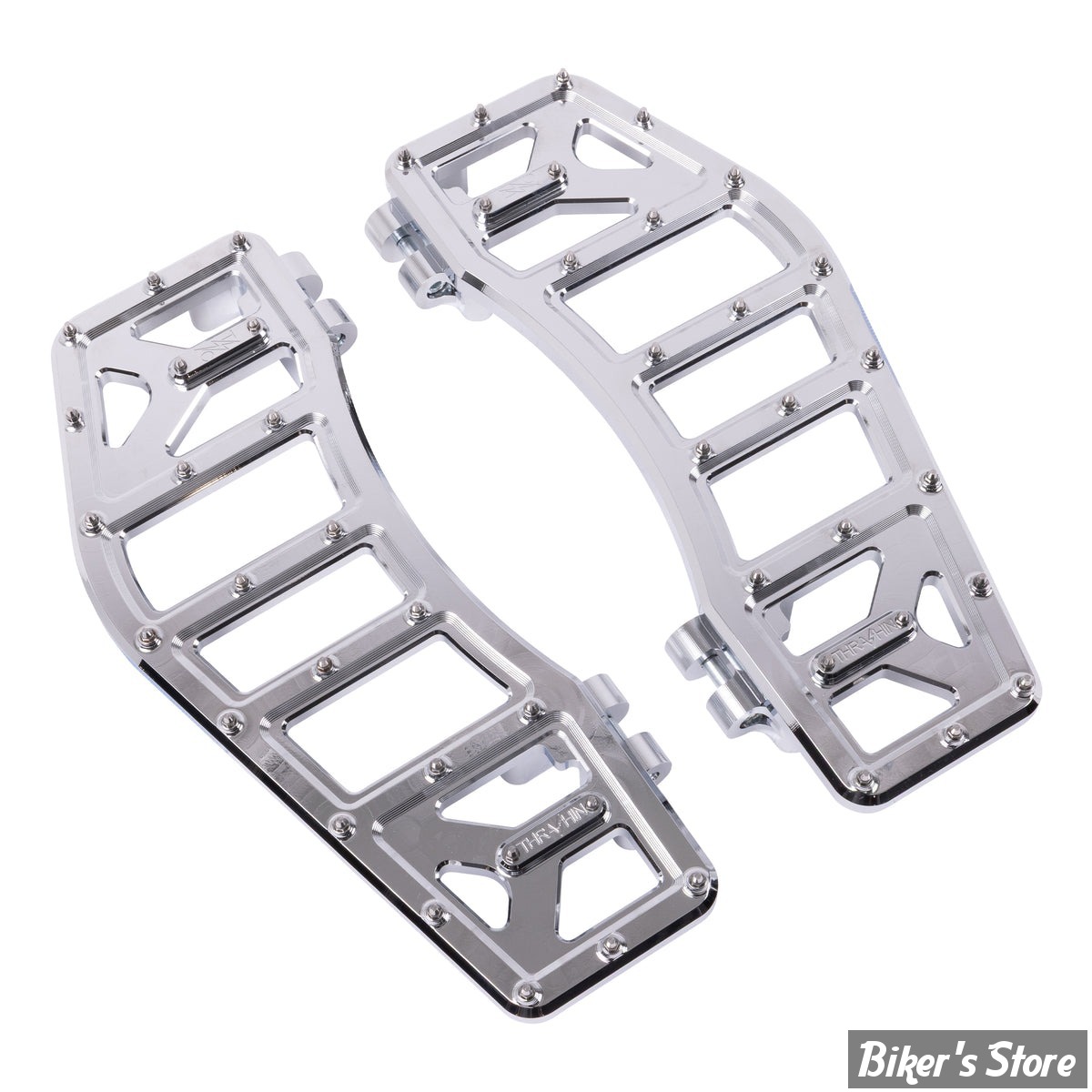 - ECLATE Y - PIECE N° 01 -  KIT PLATEFORMES THRASHIN SUPPLY CO - AGGRESSOR - POUR CONDUCTEUR FINITION : CHROME - TSC-2219-3