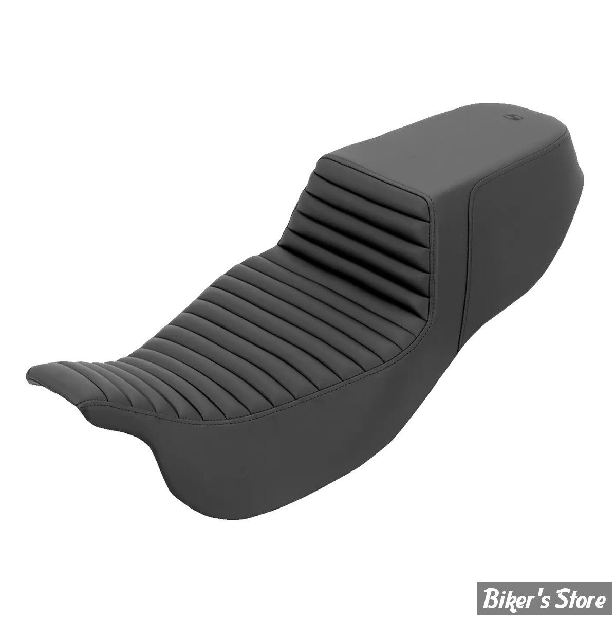 SELLE SADDLEMEN - STEP UP - TUCK N ROLL - Extended Reach - FLTRT 23/25 / FLRT 15/25 - FINITION : NOIR / COUTURES NOIRES - 815-07E-171
