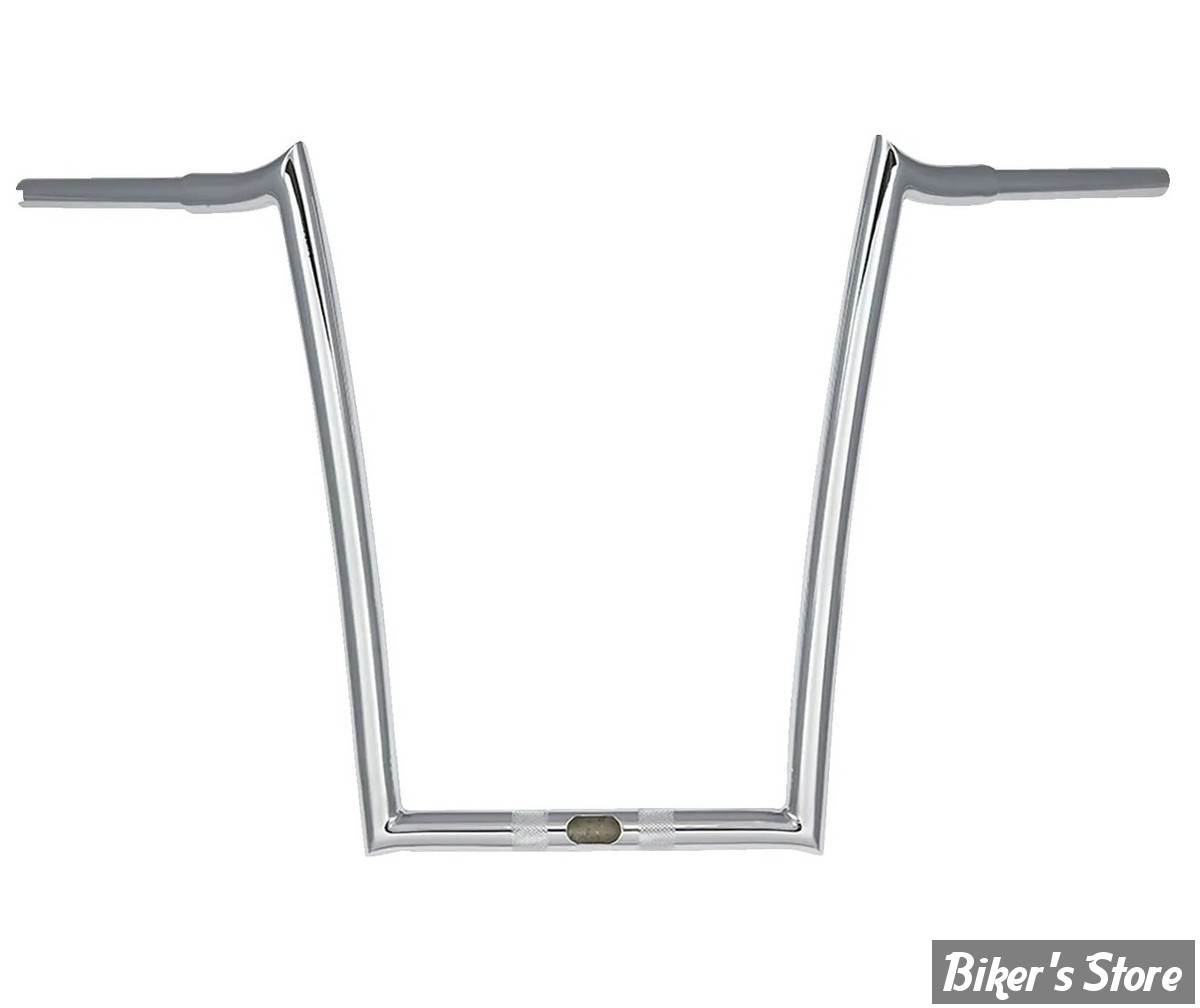 - GUIDON PAUL YAFFE BAGGER NATION - 1 1/4" MONKEY DRAG BARS - TOURING FLHRXS 18/23 / FLTRX/FLTRU/FLTRK  15/23 - HAUTEUR : 40.50CM - CHROME