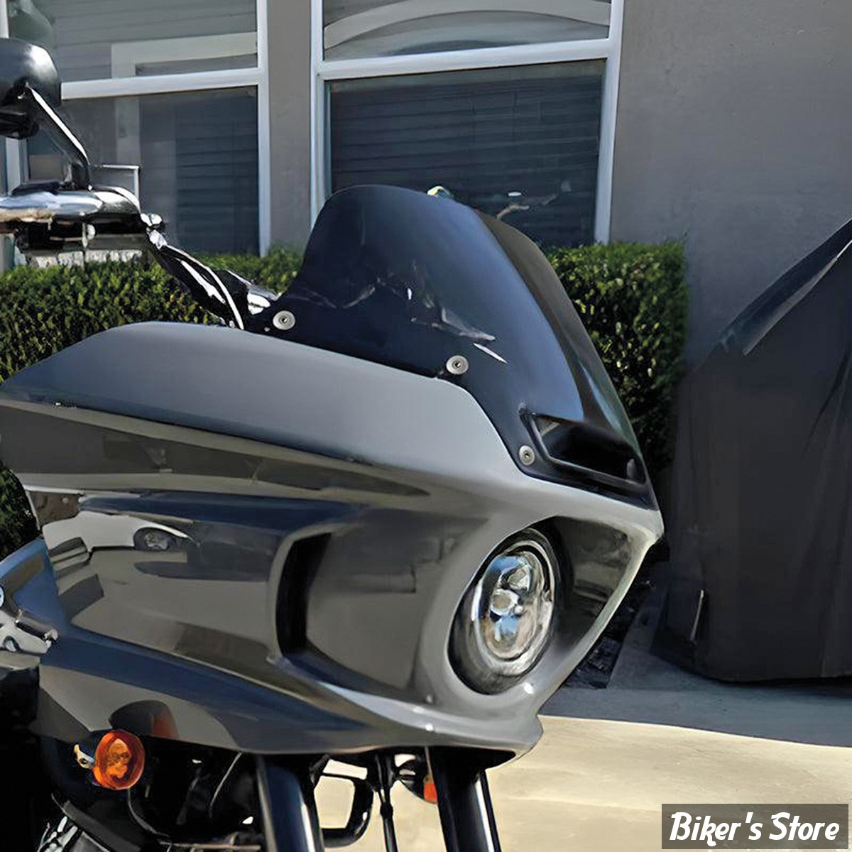 PARE BRISE -  ZODIAC - FXLRST 22UP  - HAUTEUR : 7" / 17.80CM - COULEUR : NOIR