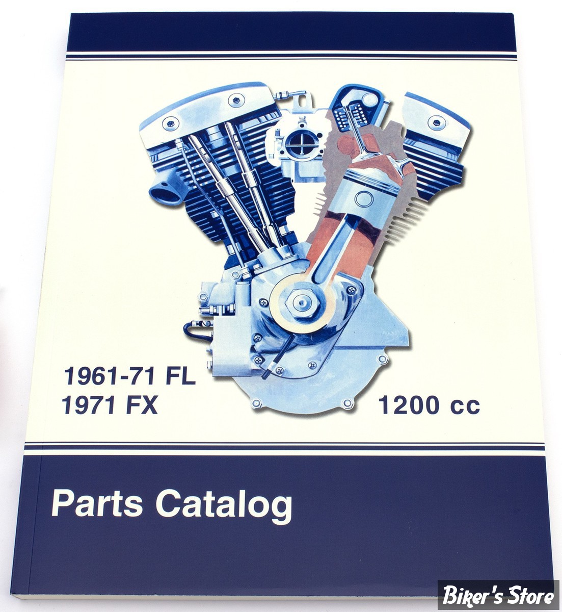 CATALOGUE DE PIECES DETACHEES - 1961/1965 PANHEAD  / 1966/1971 SHOVELHEAD - OEM 99456-71 - 1961-1971 FL Spare Parts Manual