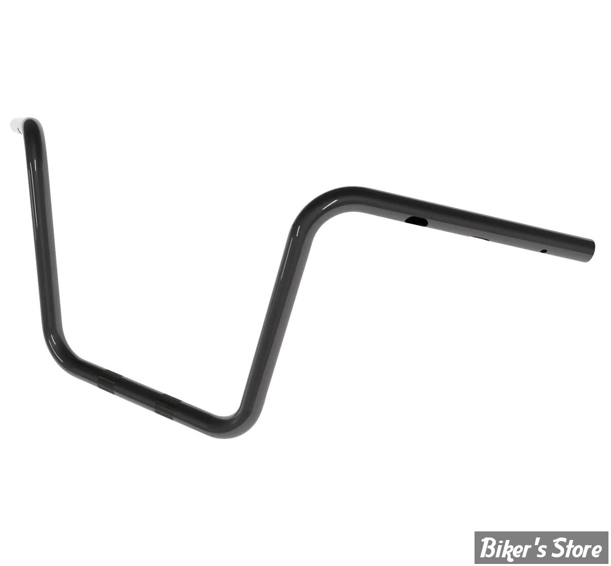 GUIDON APEHANGER 1" - HAUTEUR : 35.40CM / 14" - MAGNUM - BAGGER STYLE HANDLEBAR - SOFTAIL 25UP - NOIR BRILLANT - 4HB-2514