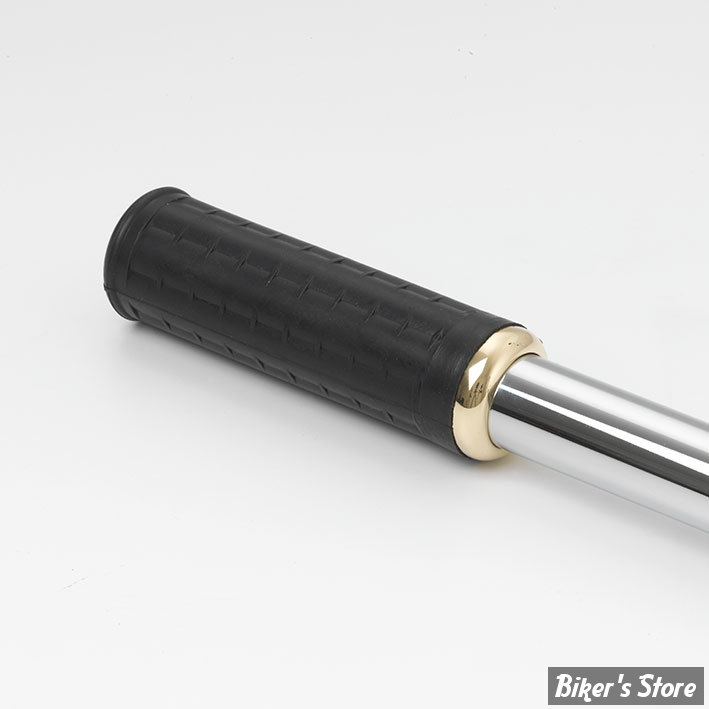 BAGUE DE GUIDON - Kustom Tech Handlebar / Grip Ring - FINITION : LAITON ...