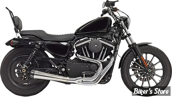 ECHAPPEMENT BASSANI - Road Rage 2en1 - SPORTSTER 04/22 - CHROME - 1X52R