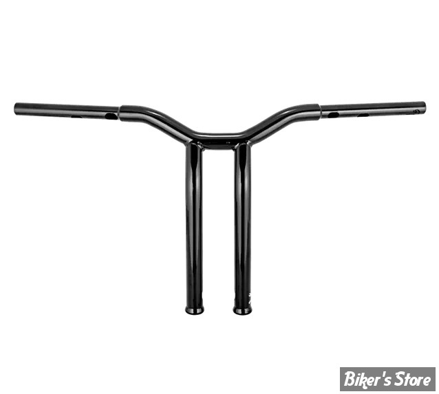 GUIDON BURLY - DOMINATOR - PULLBACK -  32MM / 1"1/4 - FLHX 2024UP / FLHXSE 23UP / SOFTAIL 2025UP - HAUTEUR : 35,60 CM / 14" - NOIR - B12-6083B