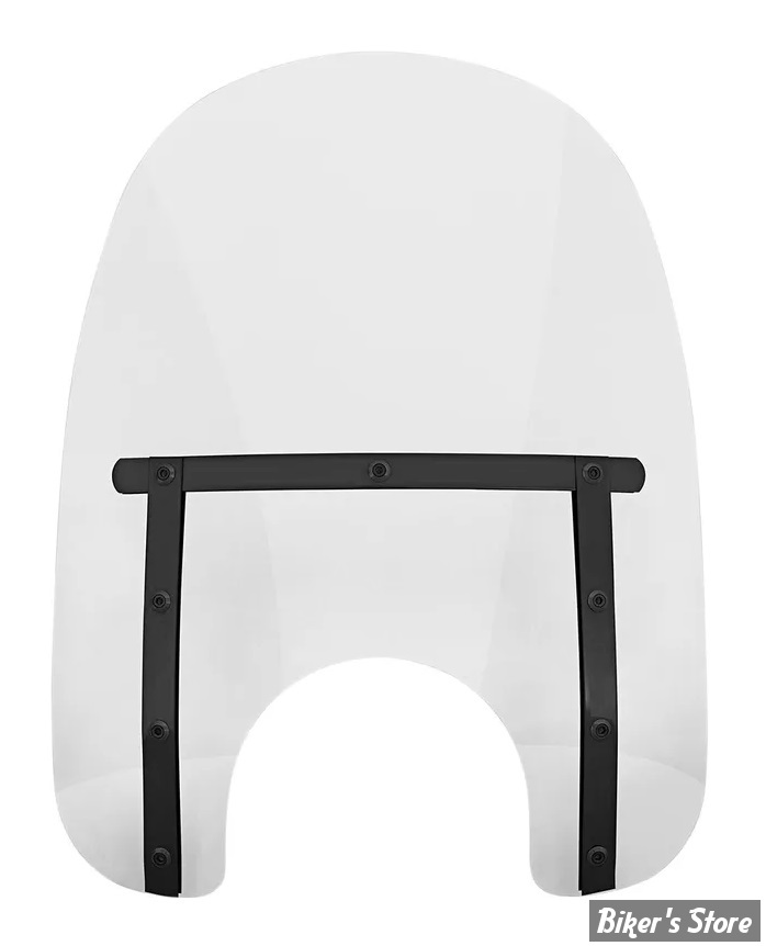 PARE BRISE DÉTACHABLE - MEMPHIS SHADES - MEMPHIS SLIM - DÉCOUPE DE PHARE DE 7" - HAUTEUR 17" / 43CM - NIGHT SHADES TRANSPARENT - MEB4210