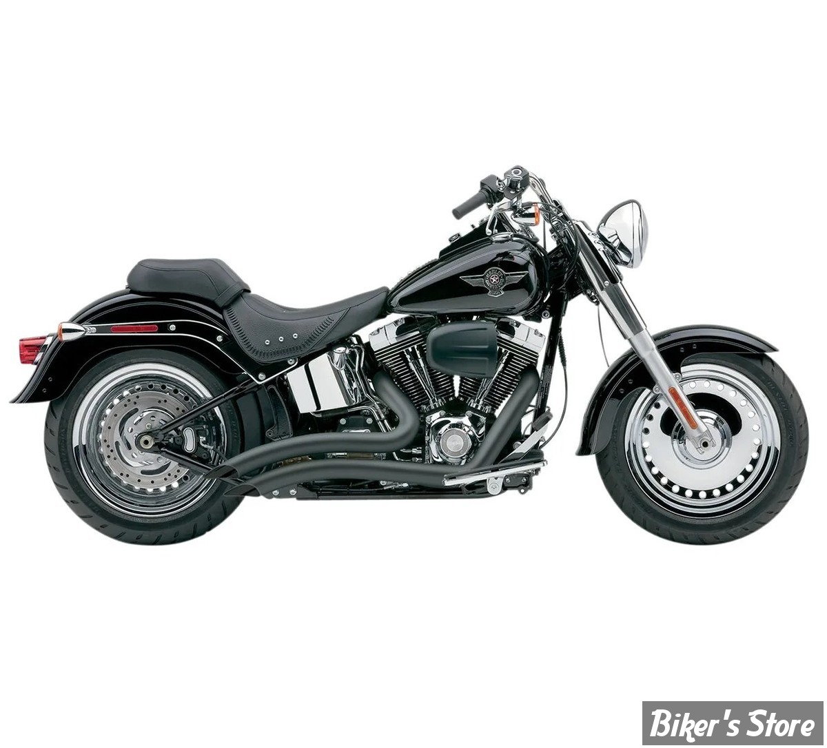 ECHAPPEMENT COBRA - SPEEDSTER SHORT SWEPT - SOFTAIL 12/17 - NOIR - 6225B
