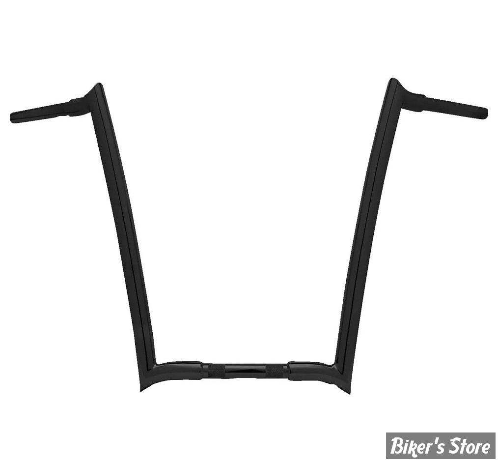 - GUIDON PAUL YAFFE BAGGER NATION - 1 1/4" MONKEY DRAG BARS - TOURING FLHR 99UP / FLTR 99/13 - HAUTEUR : 40.50CM - NOIR