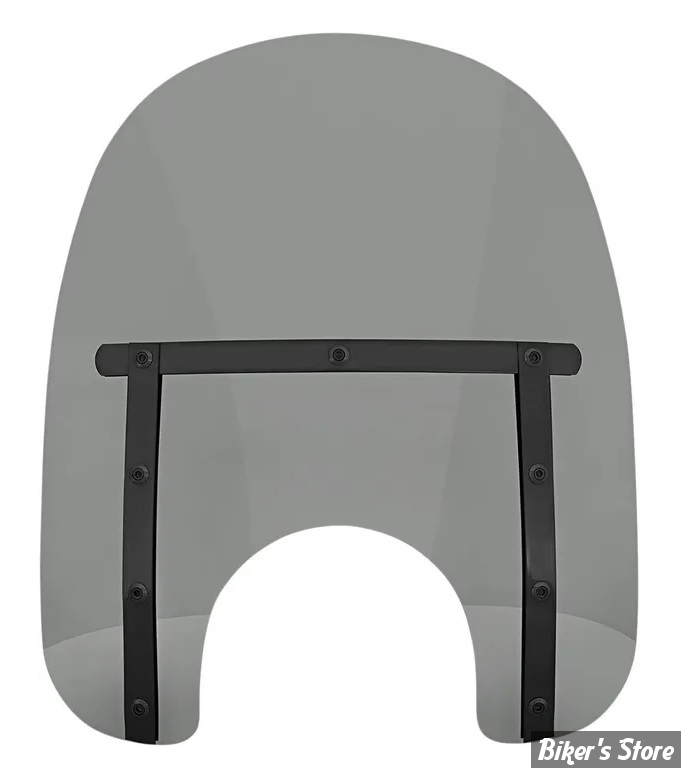 PARE BRISE DÉTACHABLE - MEMPHIS SHADES - MEMPHIS SLIM - DÉCOUPE DE PHARE DE 7" - HAUTEUR 15" / 38CM - NIGHT SHADES NOIR FUME - MEB41112