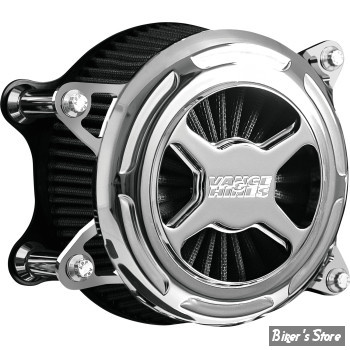 FILTRE A AIR -  VANCE & HINES - V&H VO2 X - SPORTSTER 91UP - CHROME - 72039