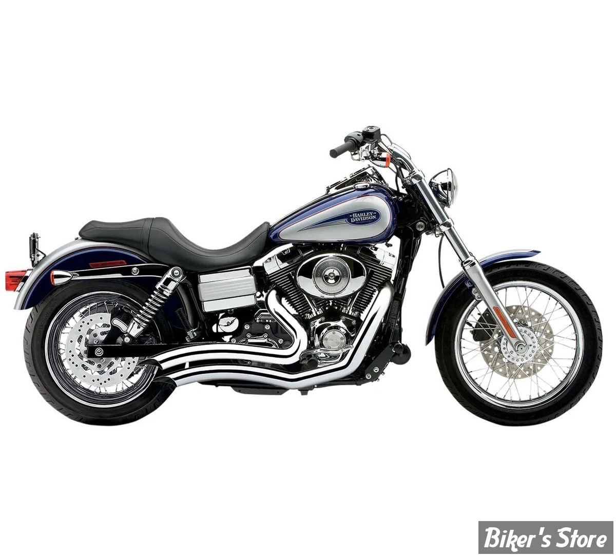 ECHAPPEMENT COBRA - SPEEDSTER SHORT SWEPT - DYNA 12/17 - CHROME - 6229