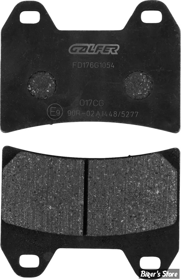 - PLAQUETTES DE FREIN - AVANT - OEM 2202492 - VICTORY 1998/2007 - GALFER - semi-métallique - FD176G1054