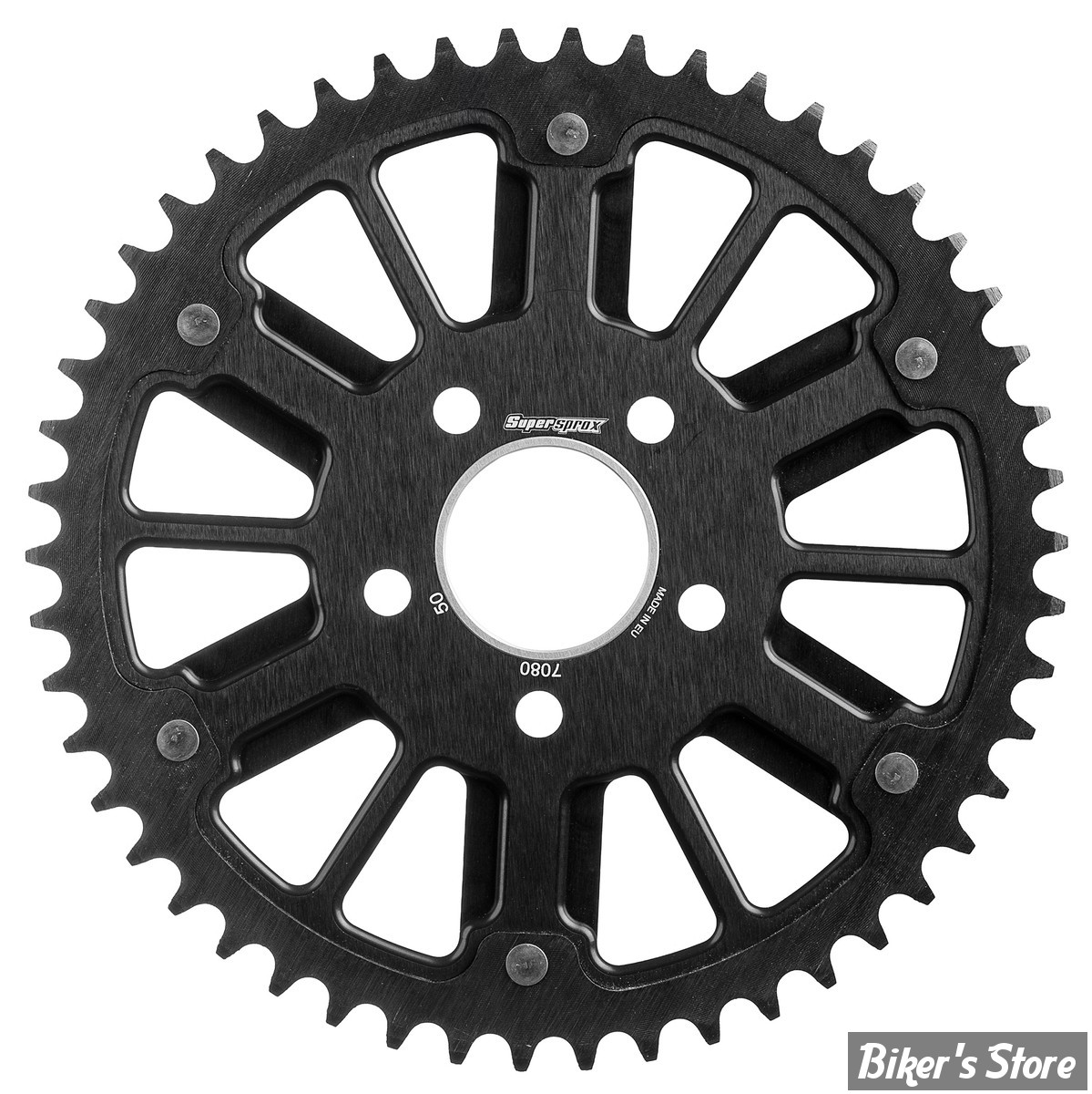 - COURONNE 48 DENTS - PAN AMERICA 2021UP - OEM 42200177 - COURONNE SUPERSPROX STEALTH ACIER / ALUMINIUM - FINITION : NOIR
