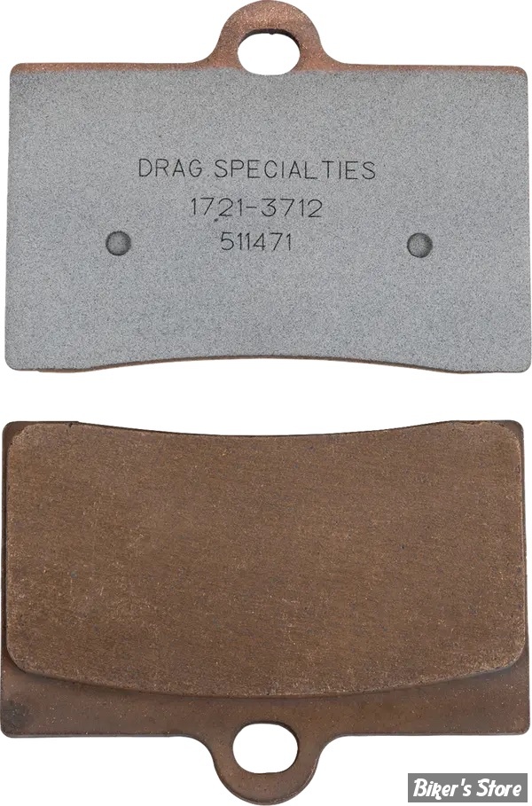 - PLAQUETTES DE FREIN AVANT - OEM INDIAN N50250061 - DRAG SPECIALTIES - PREMIUM SINTERED METAL / METAL FRITTÉ - HDP614