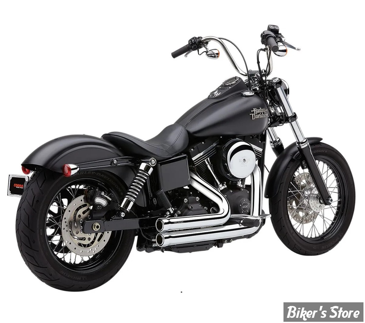ECHAPPEMENT COBRA - SPEEDSTER 909 - DYNA 06/11 - CHROME - 6709
